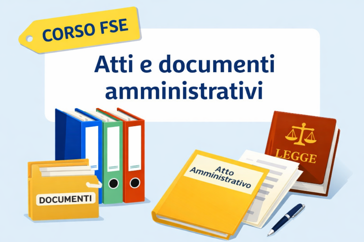Banner Corso FSE Atti amministrativi