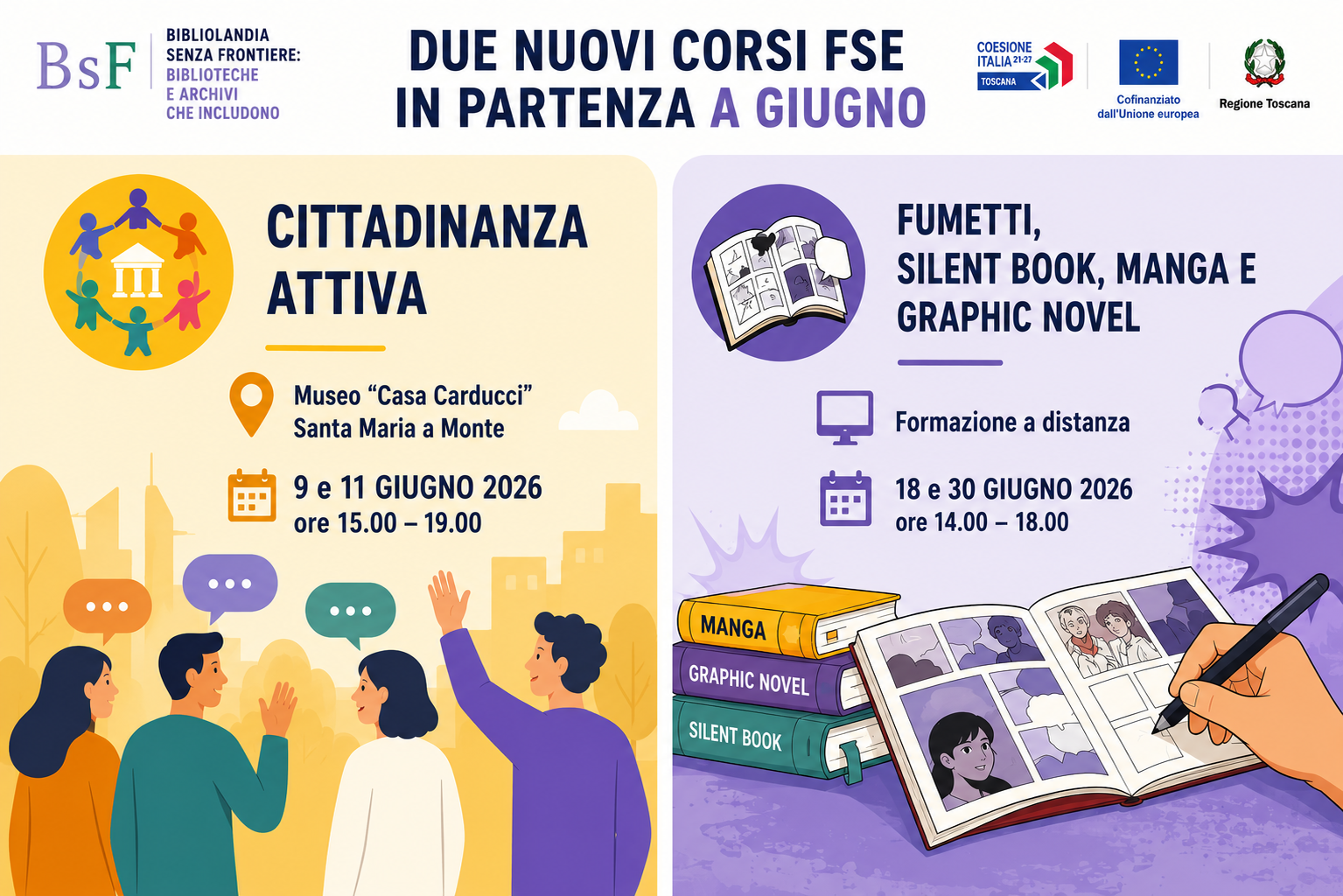 Banner Corsi FSE Giugno