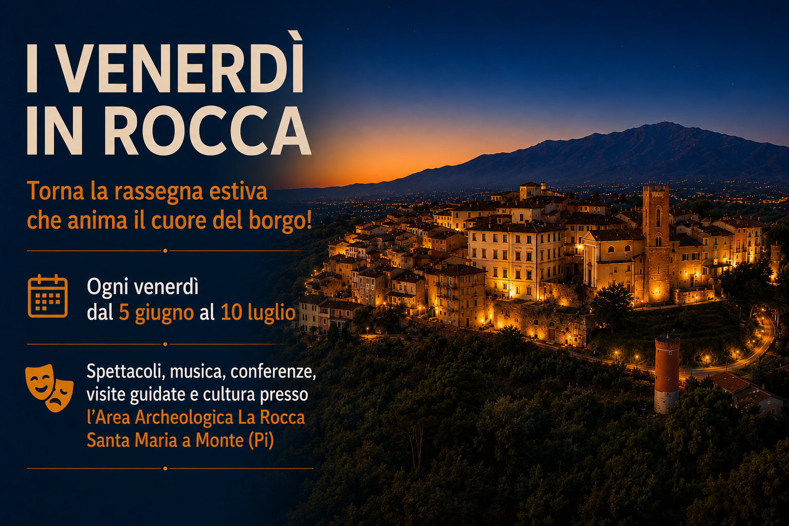 Banner I Venerdì in Rocca 2026