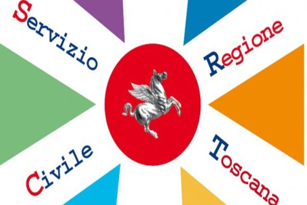 Logo della Regione Toscana con scritta Servizio Civile Regione Toscana