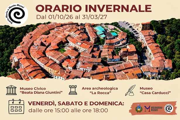 Scritte, orari, borgo di Santa Maria a Monte