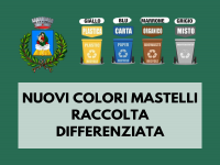 NUOVI COLORI DEI MASTELLI PER LA RACCOLTA DIFFERENZIATA 