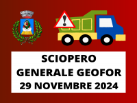 RACCOLTA RIFIUTI: SCIOPERO GENERALE 29.11.2024