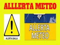 AVVISO DI CRITICITA' METEO REGIONALE CODICE GIALLO