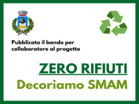 ZERO RIFIUTI: DECORIAMO SMAM - APERTURA BANDO DI COLLABORAZIONE
