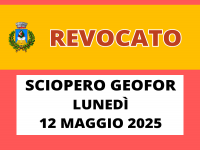 REVOCATO SCIOPERO GEOFOR 12 MAGGIO 2025