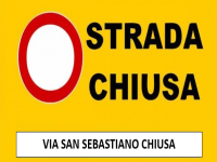 CHIUSURA VIA SAN SEBASTIANO SABATO 25 NOVEMBRE 2023