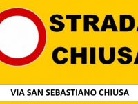 CHIUSURA VIA SAN SEBASTIANO SABATO 25 NOVEMBRE 2023