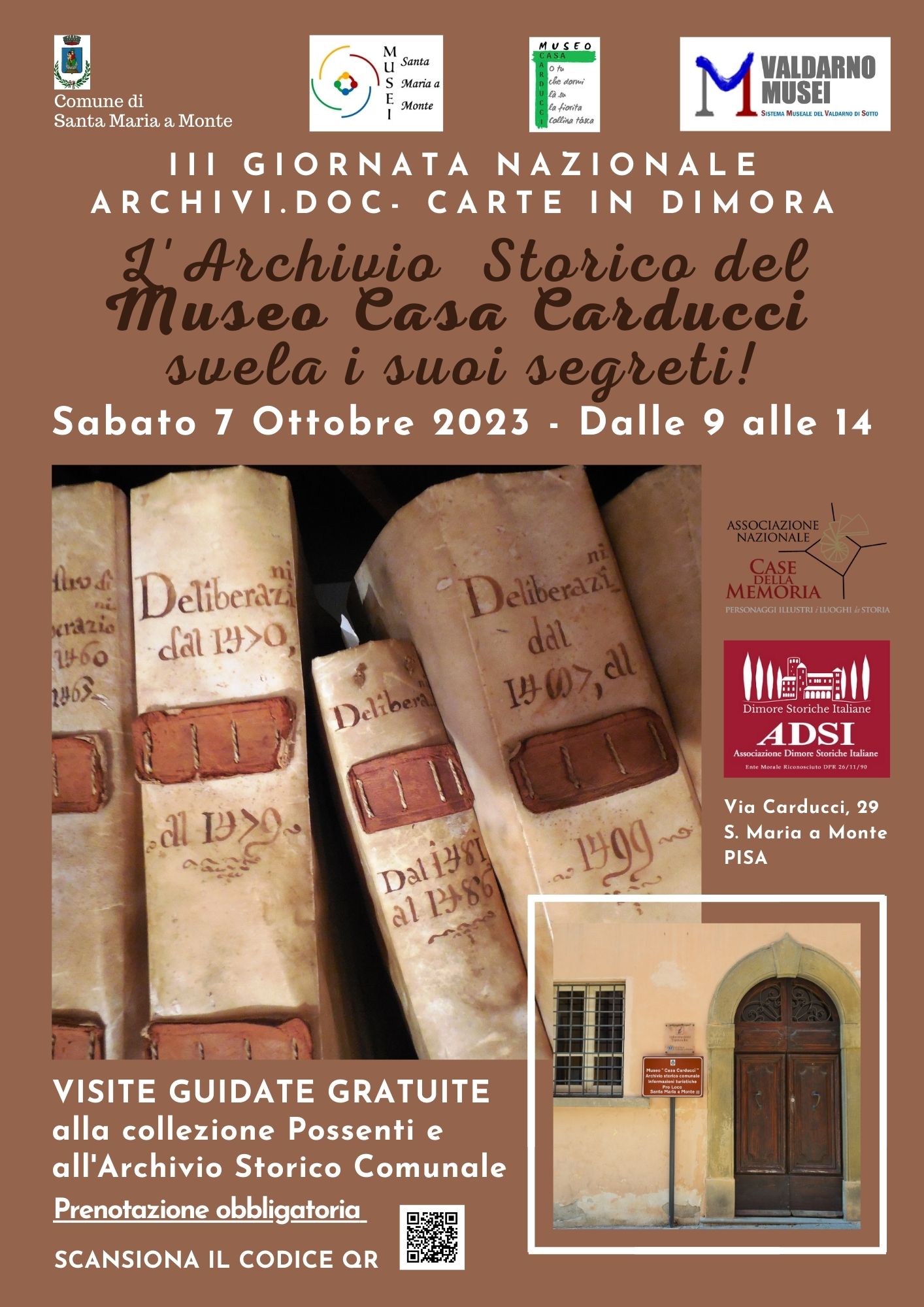 La locandina dell'iniziativa